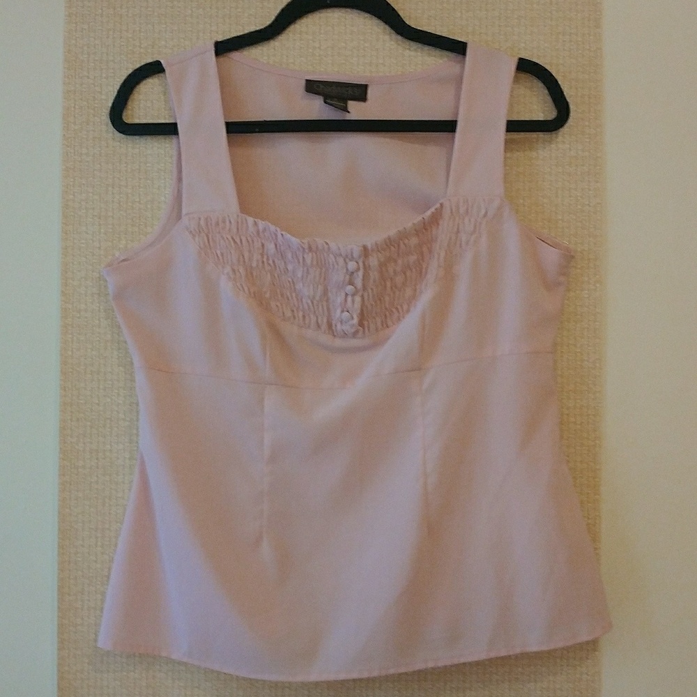 Chadwicks Pink Button Tank Top 🎽🌞🔅